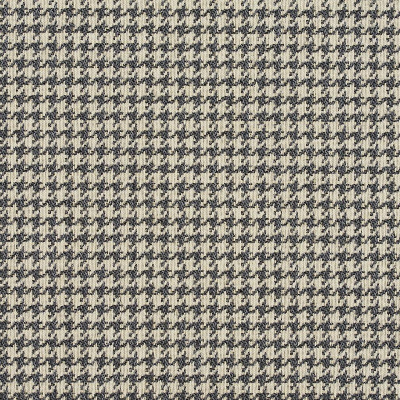 Sterling Houndstooth - Grey & Silver Check & Houndstooth,Small Scale Upholstery Fabric 54 Inches"